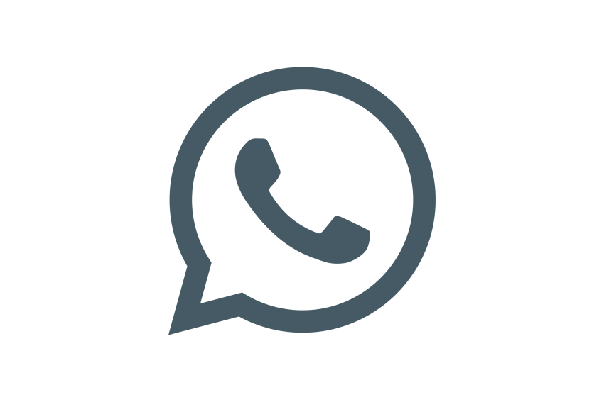 WhatsApp Icon Black Png Free Images Clipart