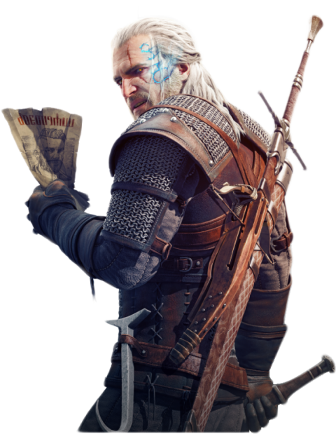 Witcher Geralt Of Rivia Png Hd