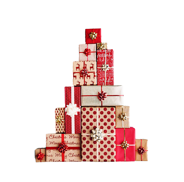 Wrapped Christmas Gift PNG Download New