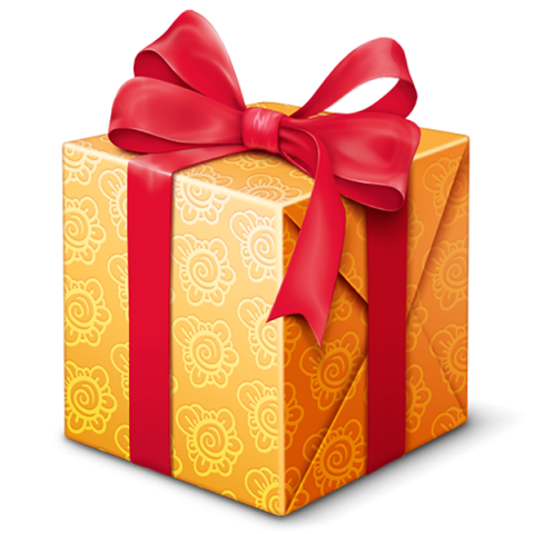 Wrapped Christmas Gift PNG Image Full HD