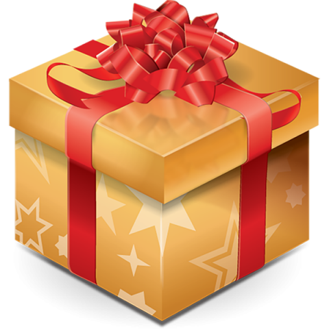 Wrapped Christmas Gift PNG Image HD