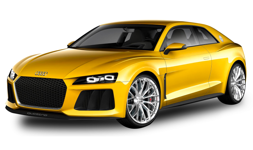 Yellow Concept Car PNG Clipart Background