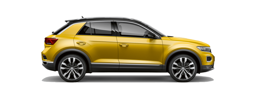 Yellow Volkswagen Car Transparent Background