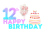 12th Birthday Png Free With Cake Clipart Free