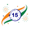 15th August, in bold text PNG with the Indian flag in the background
