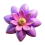 3D Blue Flower Png hd transparent background