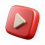 3d YouTube Logo Png HD Clipart transparent Background