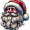 Artistic Smiling Santa Claus Png Illustration Editing CB