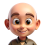 Bald cartoon character Clipart Png Free HD transparent