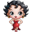 Betty boop cartoon character Png Transparent Background