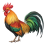 Big Colorful Rooster Png Image Transparent