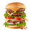 Big Ham Burger Png Image transparent background