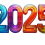 Colorful 2025 Glass Text PNG Free Editing HD