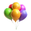Colorful balloons Png hd Clipart free images Download