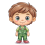 Cute Boy cartoon character Png transparent background