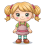 Cute girl cartoon character Png HD Images Clipart Stock