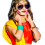 Cute Indian Girl Png Holi Celebrate Image Download