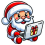 Download Smiling Santa Claus Png Clipart Online