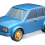 Fere 3d toy car png transparent background
