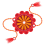Flower Raksha Bandhan Wristband Png image free