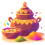 Free Holi Festival Pot Pngtransparent Background