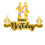 Golden 14th Birthday Png Free Stock Image
