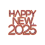 Happy New Year 2025 Text HD PNG Download