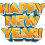 Happy New Year 3D PNG Text Download Editing HD