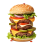 HD Big Ham Burger Transparent Png Image