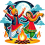 India Lohri Dancing Png Transparent Background