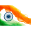 Indian flag waves proudly in the air, symbolizing freedom and unity on August 15th