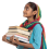 Indian Girl Student Holding Books Png Free