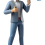 Man speaking with megaphone illustration Png Stock