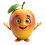 Mango fruit cartoon character png transparent background