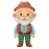 Old man cartoon character png transparent background