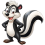 Pepe le pew cartoon character hd PNg transparent background
