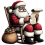 Santa Claus Png With Christmas Wreath CB Edit