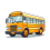 School yellow Bus Transparent Png Stock clipart