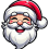 Smiling Santa Claus Png With Christmas Hat Free