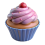 Transparent background 3d Cup cake Png Download