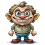 Ugly cartoon character PNg transparent background free