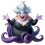 Ursula cartoon character Stock Png transparent background