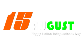 15 August Text PNG Image PNG HD Download