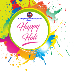 3D Happy Holi Text Letter PNG Hd