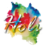 3D Holi Text HD PNG Download