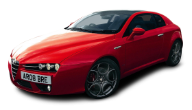 Alfa Romeo Red Car PNG Free Download