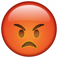 Angry Face Emoji PNG HD Download Free