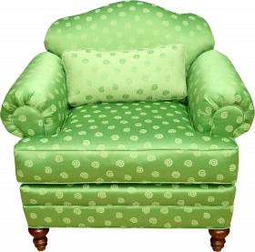 ArmChair Front View PNG Images Download