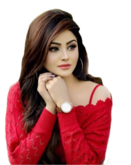 Beautiful Girls Png in Red Dress