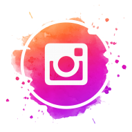 Beautiful Instagram logo icon social media png
